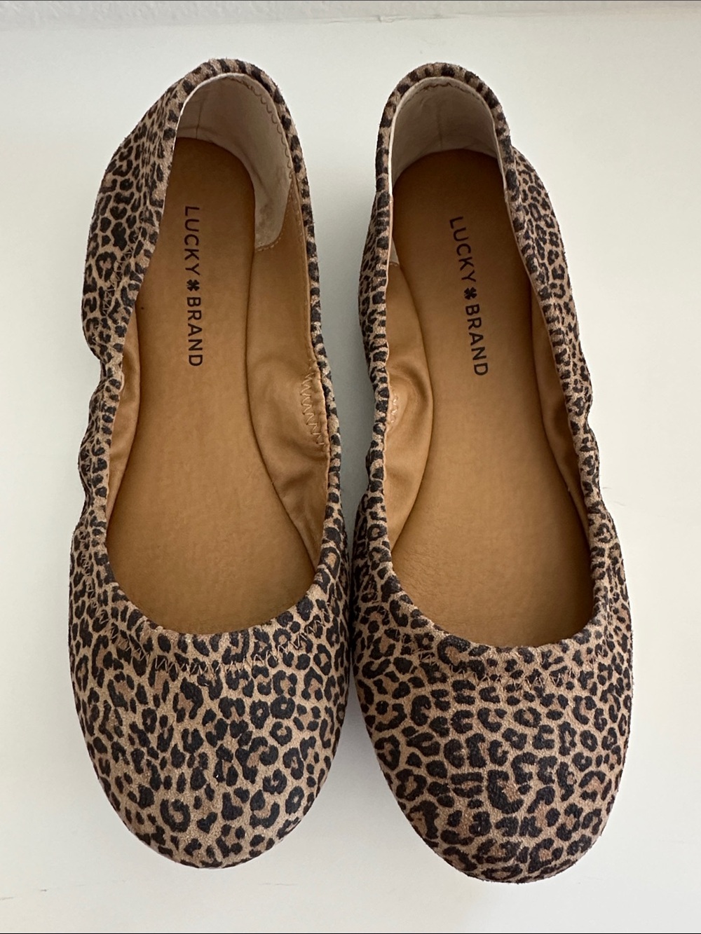 Lucky Brand Leopard Print Ballet Flats